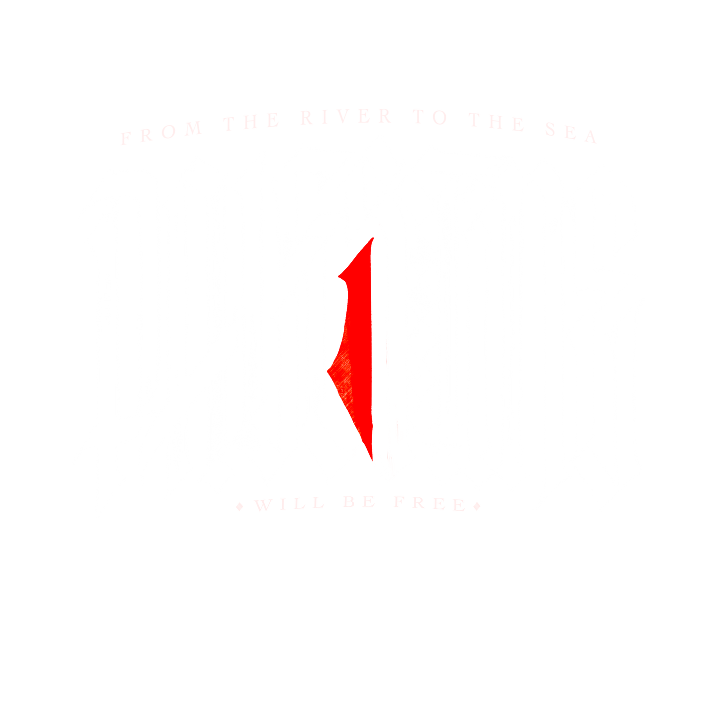 From The River to The Sea PALESTINE will be FREE