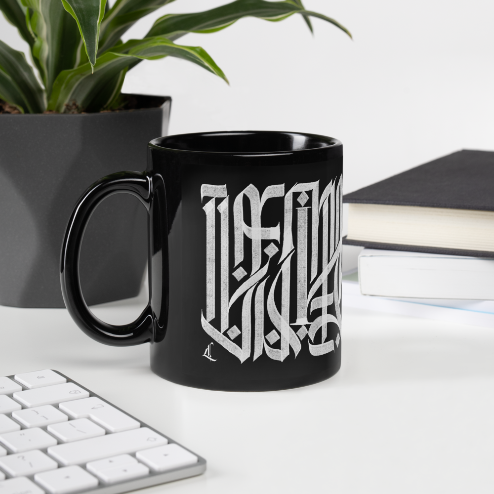 Letterhythm® Inscription Mug (Black)