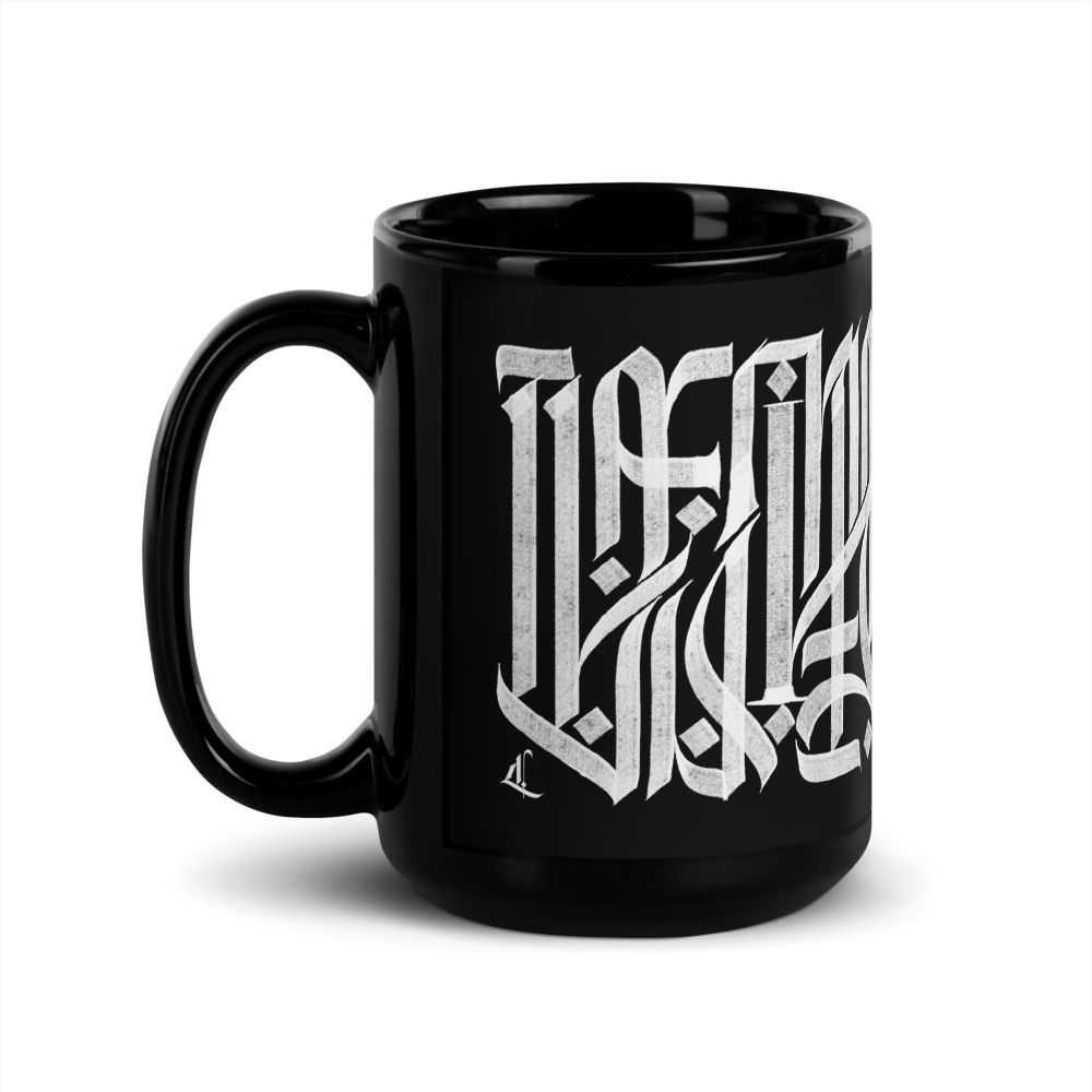 Letterhythm® Inscription Mug (Black)
