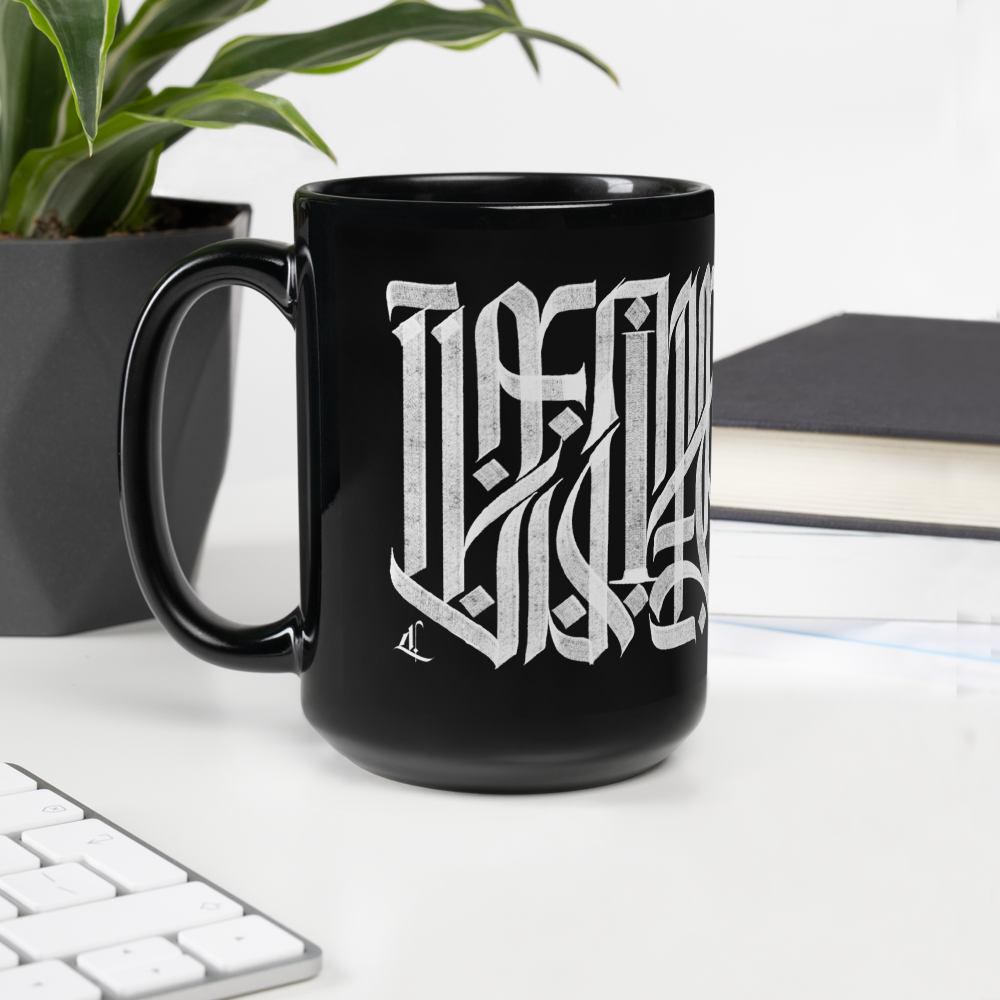 Letterhythm® Inscription Mug (Black)