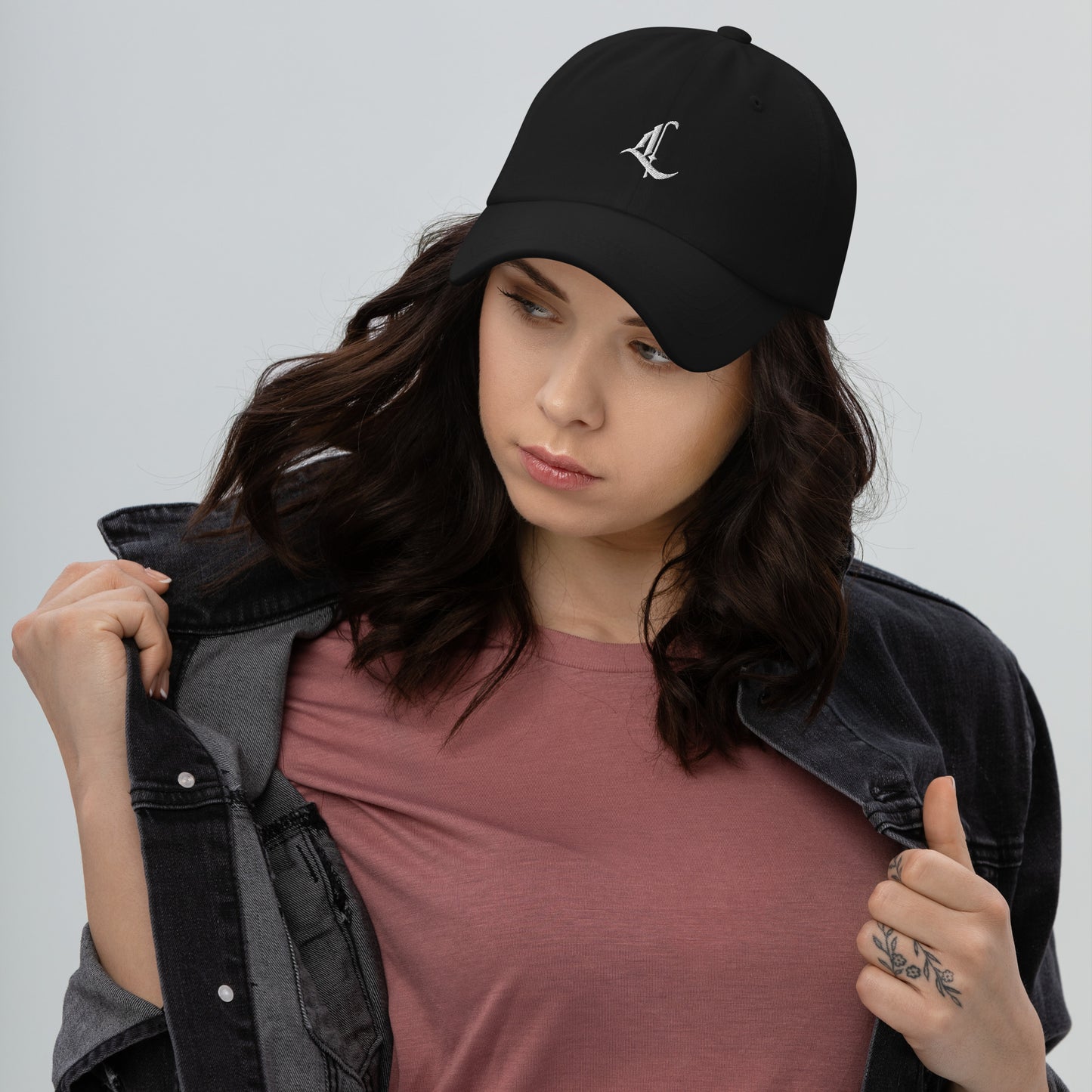 Letterhythm® Signature Logo Embroidery Dad Baseball Cap