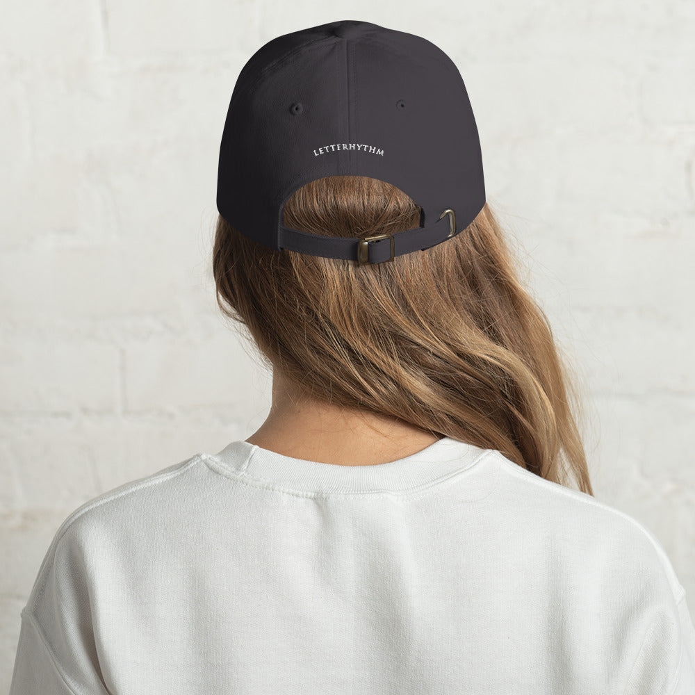 Letterhythm® Signature Logo Embroidery Dad Baseball Cap