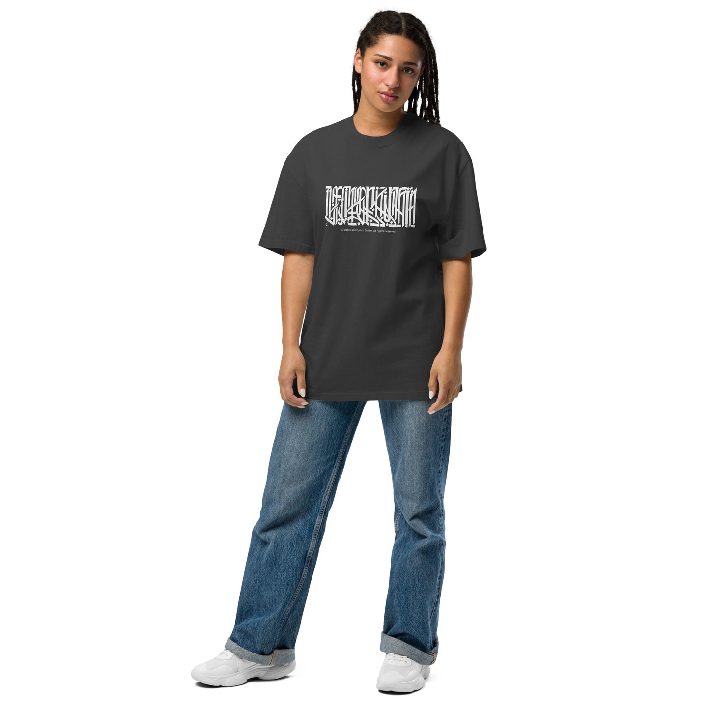 Inscription Oversized Faded T-Shirt