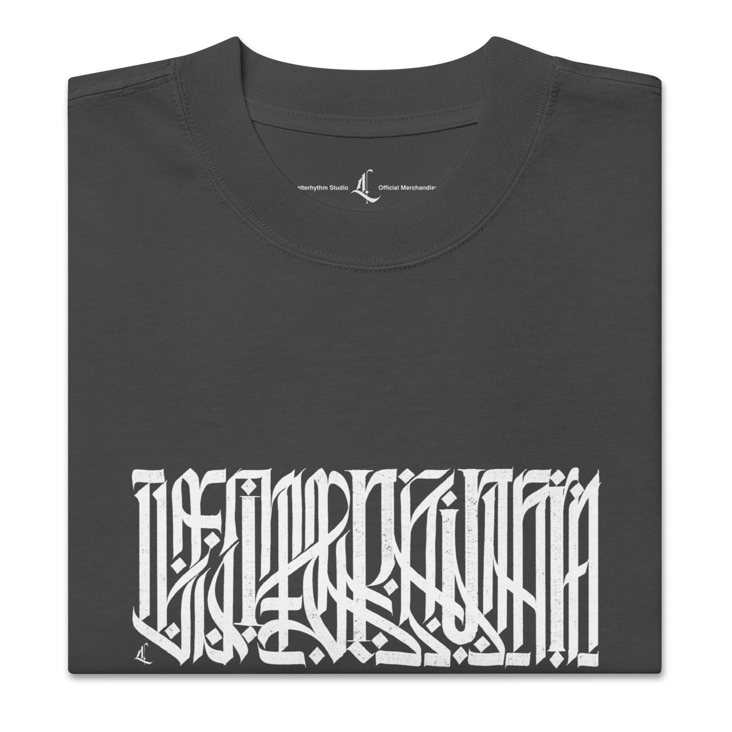 Inscription Oversized Faded T-Shirt