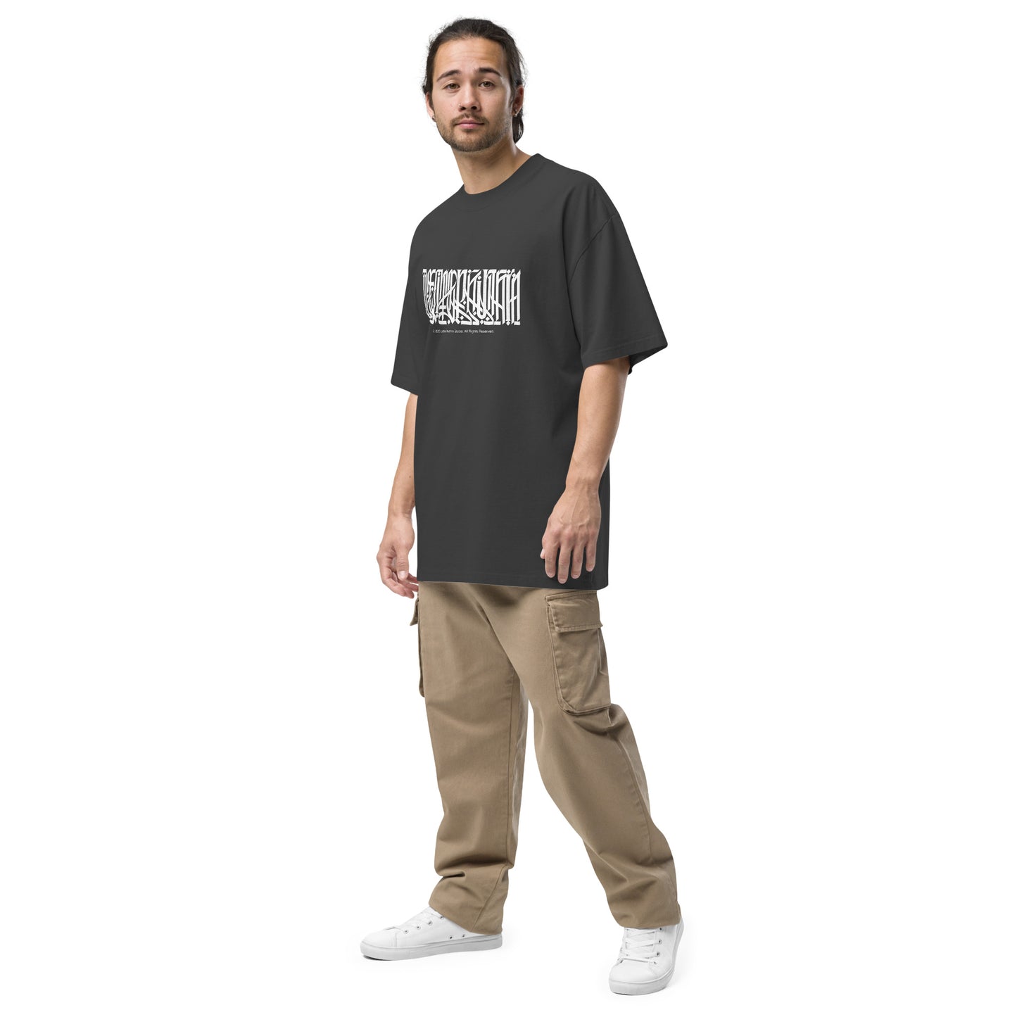 Inscription Oversized Faded T-Shirt