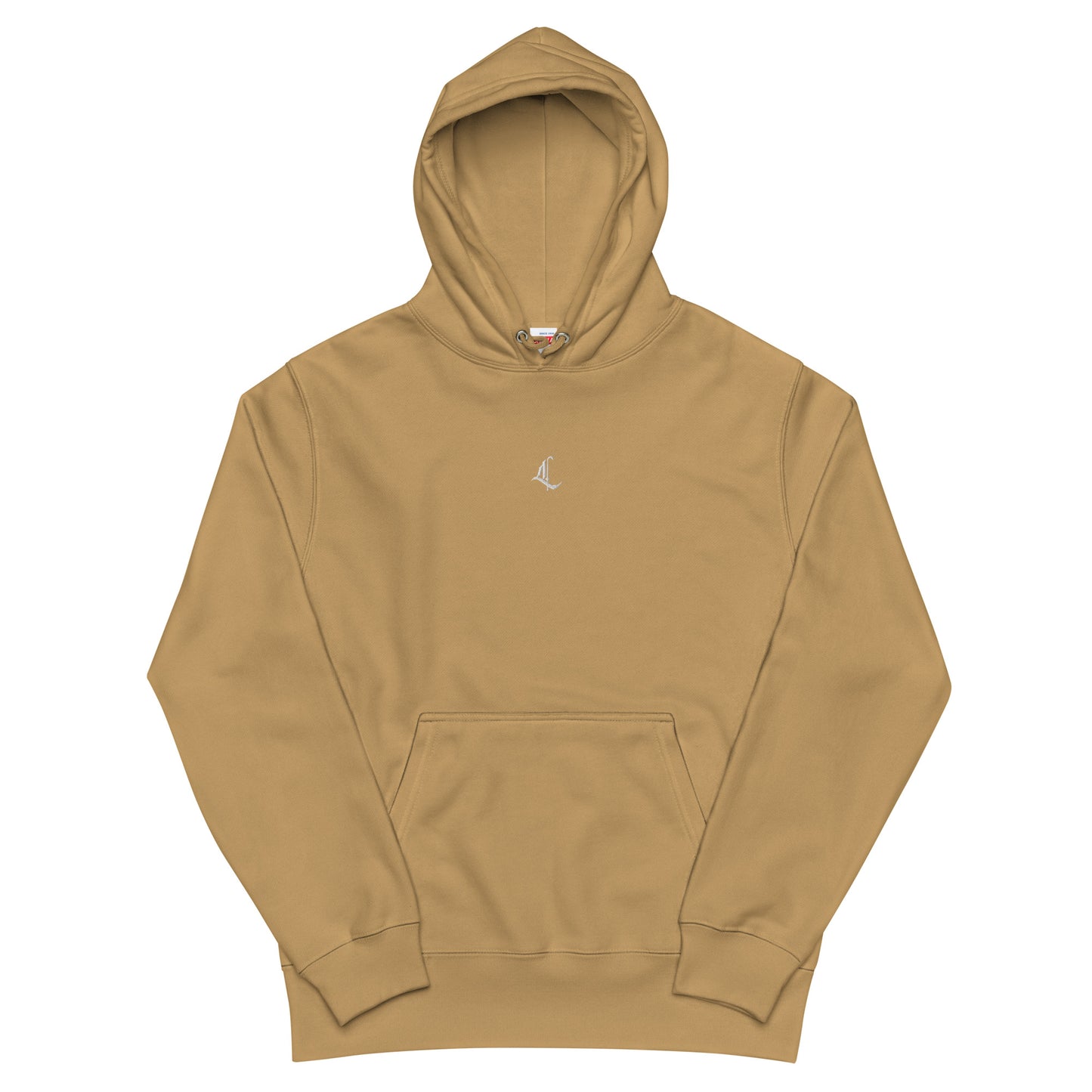 Letterhythm® Signature Unisex French Terry Pullover Hoodie Logo Embroidery
