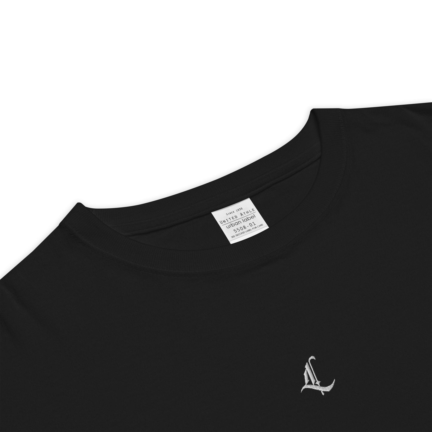 Letterhythm® Signature Unisex Oversized T-shirt (White Logo Embroidery)