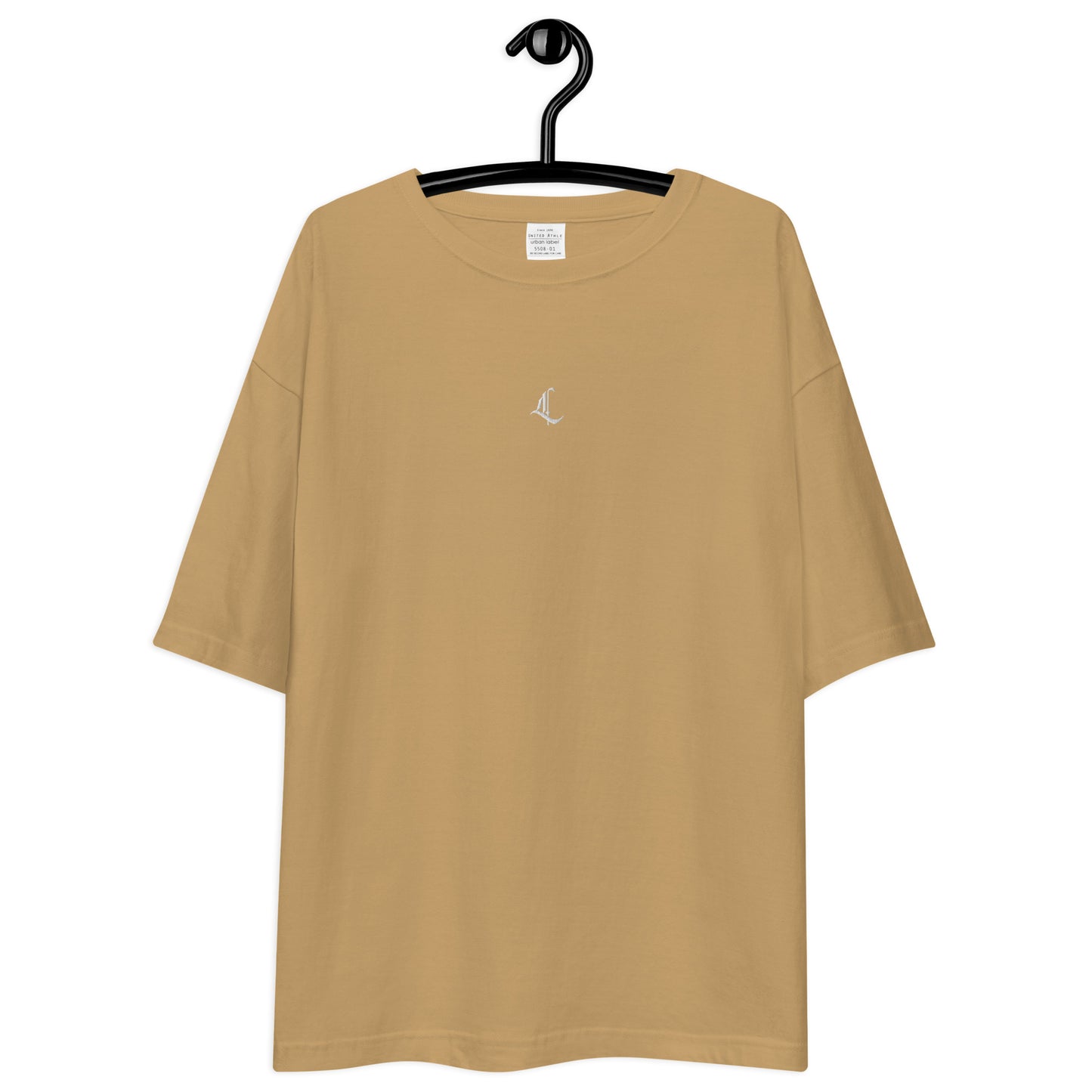 Letterhythm® Signature Unisex Oversized T-shirt (White Logo Embroidery)