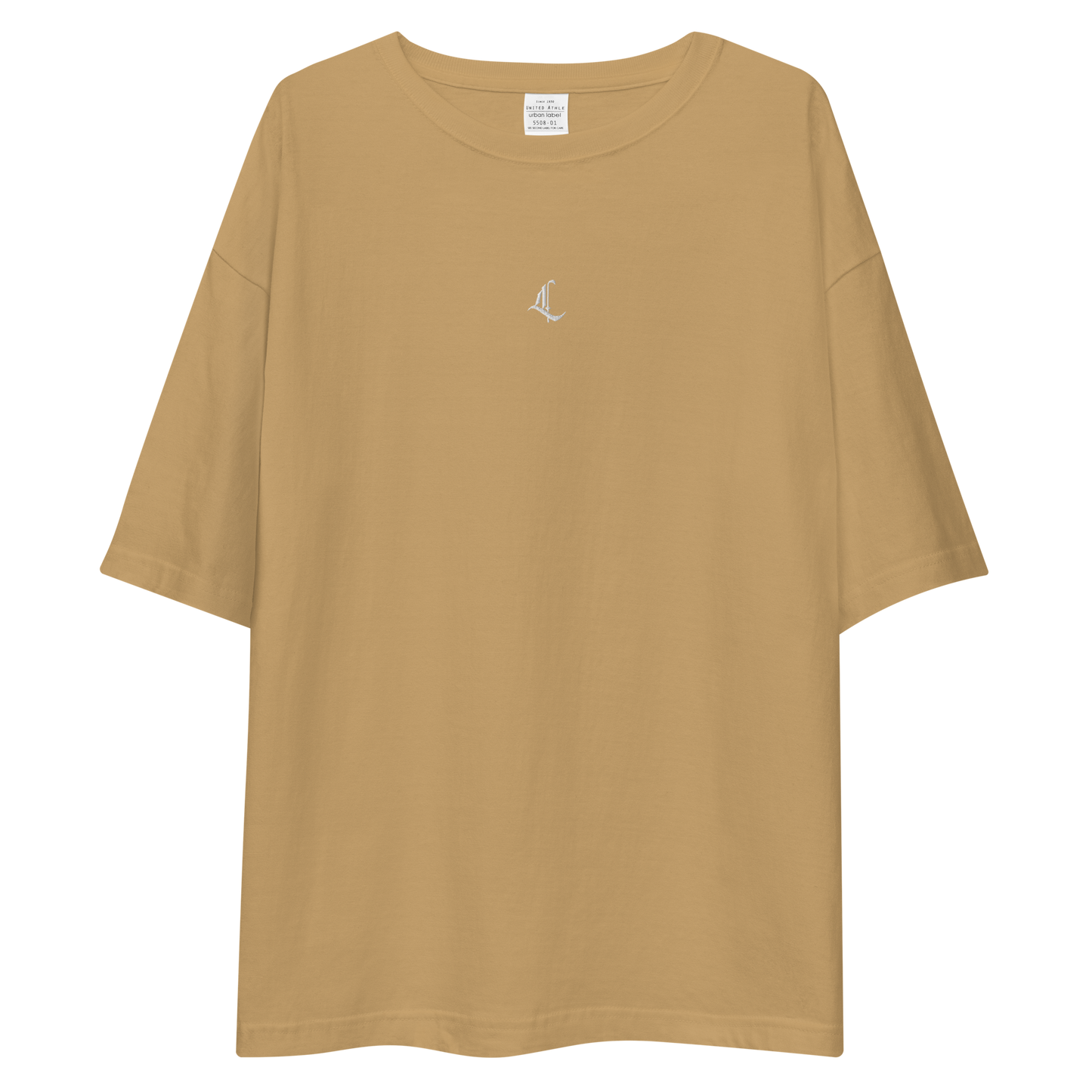 Letterhythm® Signature Unisex Oversized T-shirt (White Logo Embroidery)