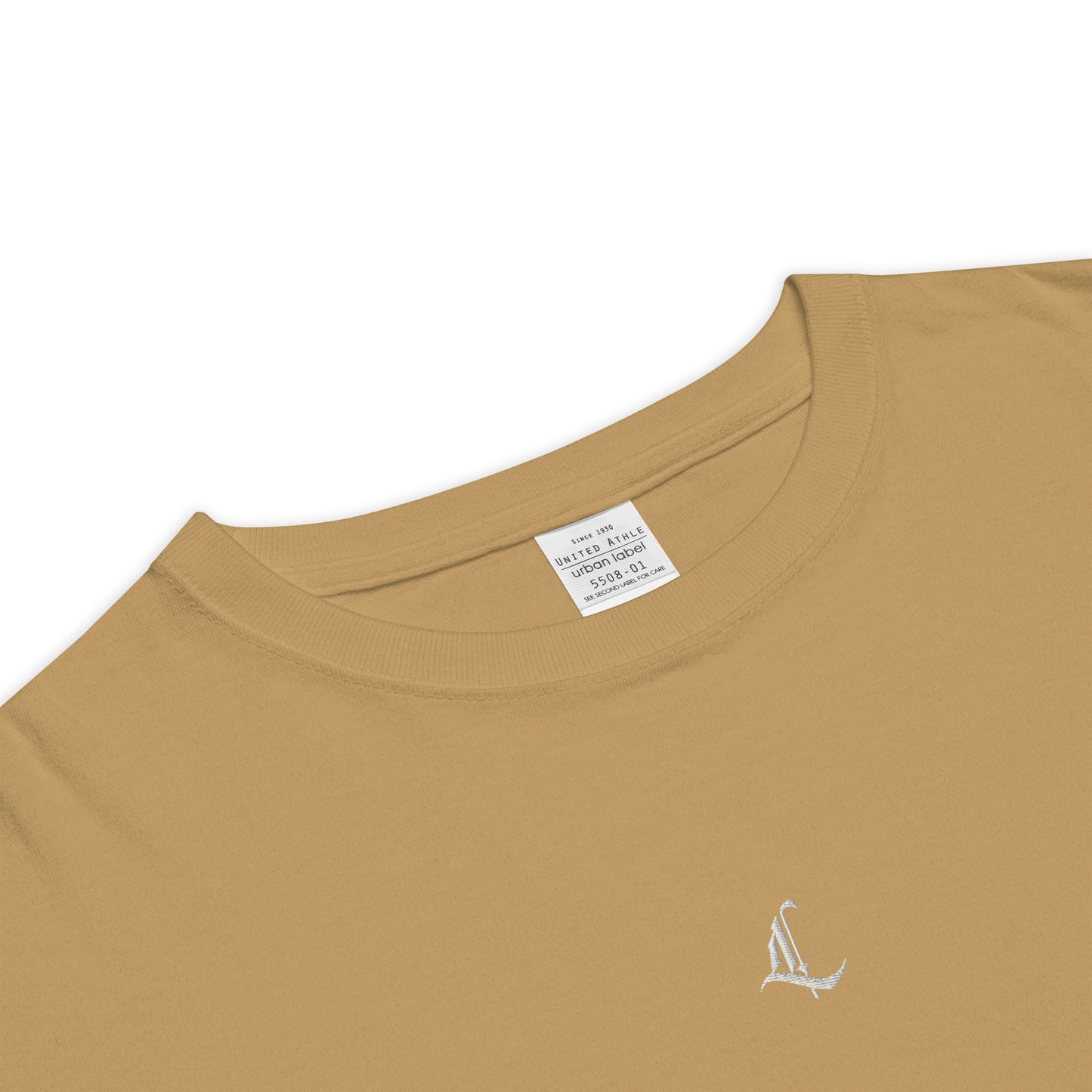 Letterhythm® Signature Unisex Oversized T-shirt (White Logo Embroidery)