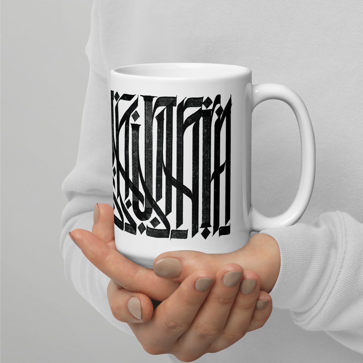 Letterhythm® Inscription Mug (White)