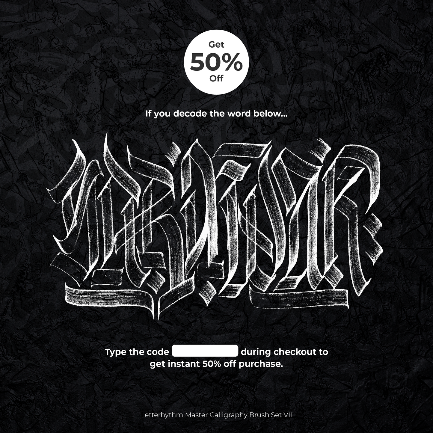 Letterhythm Master Calligraphy Brush Set VII for Procreate