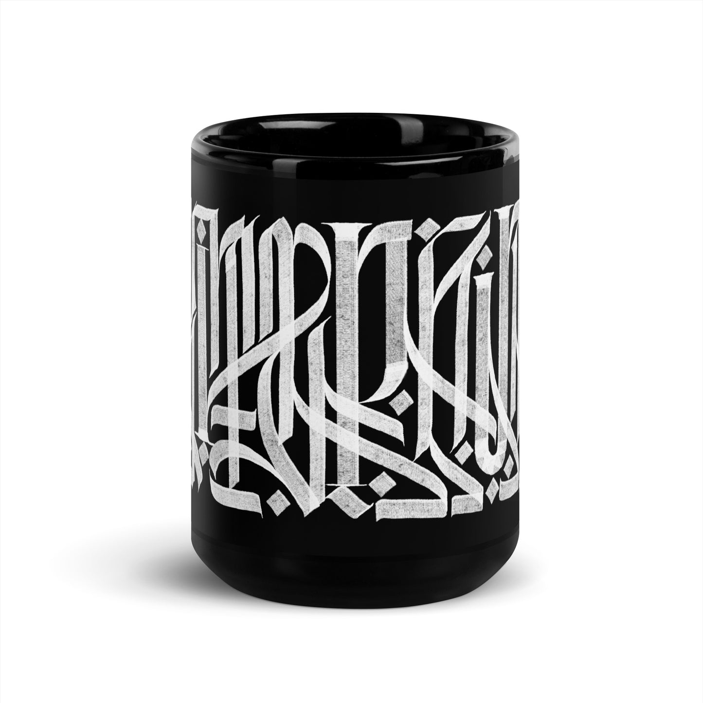 Letterhythm® Inscription Mug  (Black)