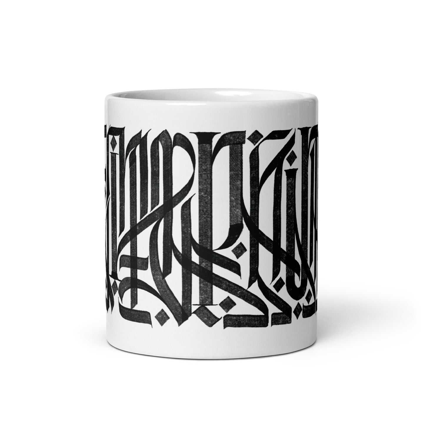Letterhythm® Inscription Mug (White)